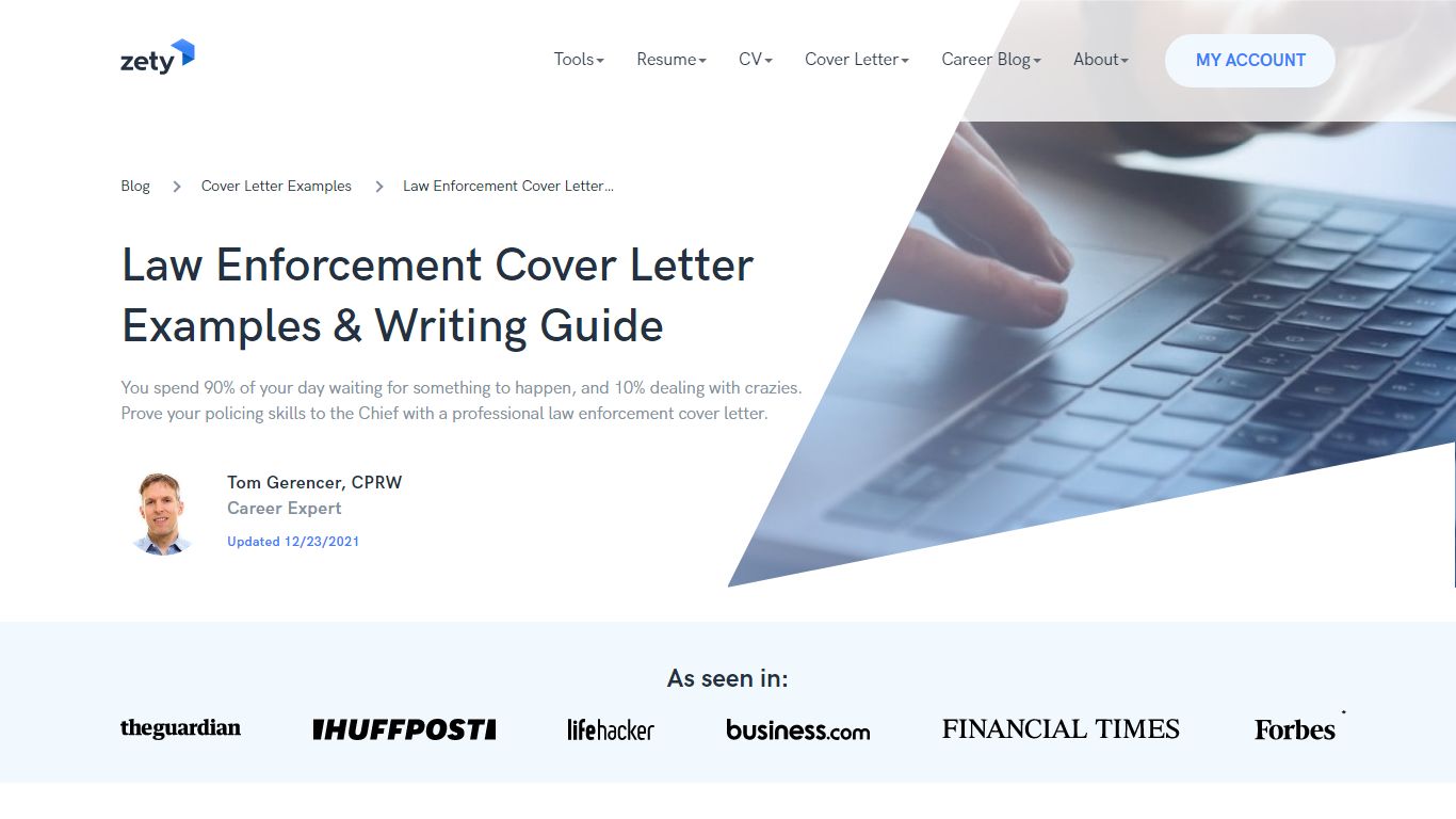Law Enforcement Cover Letter Examples & Writing Guide - zety